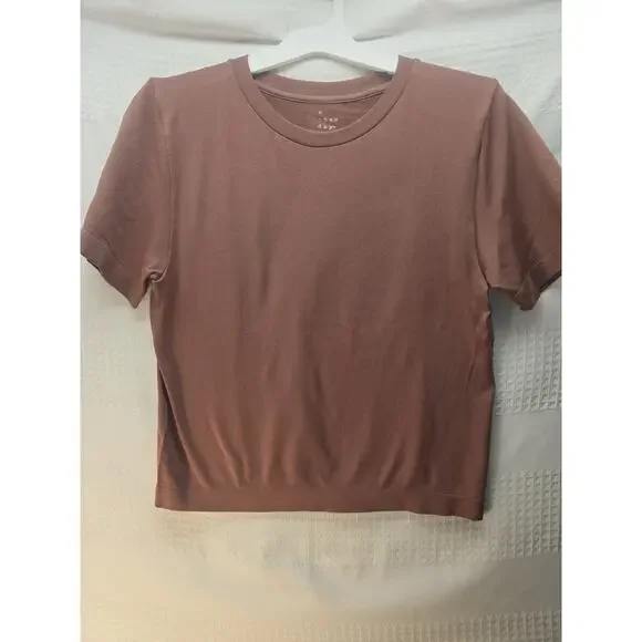 A New Day Tshirt Womens Size XXL Short Sleeve Brown 6083 - Picture 1 of 6